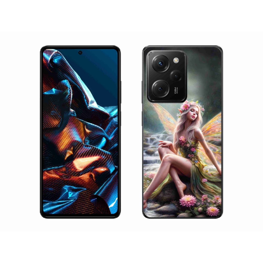 Gelový kryt mmCase na Xiaomi Poco X5 Pro 5G - motýlí žena 1