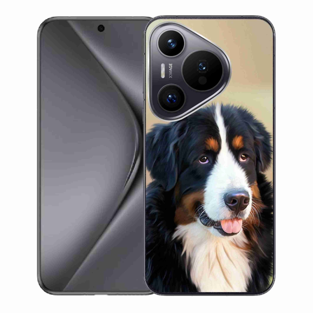 Gelový obal mmCase na Huawei Pura 70 - bernský salašnický pes