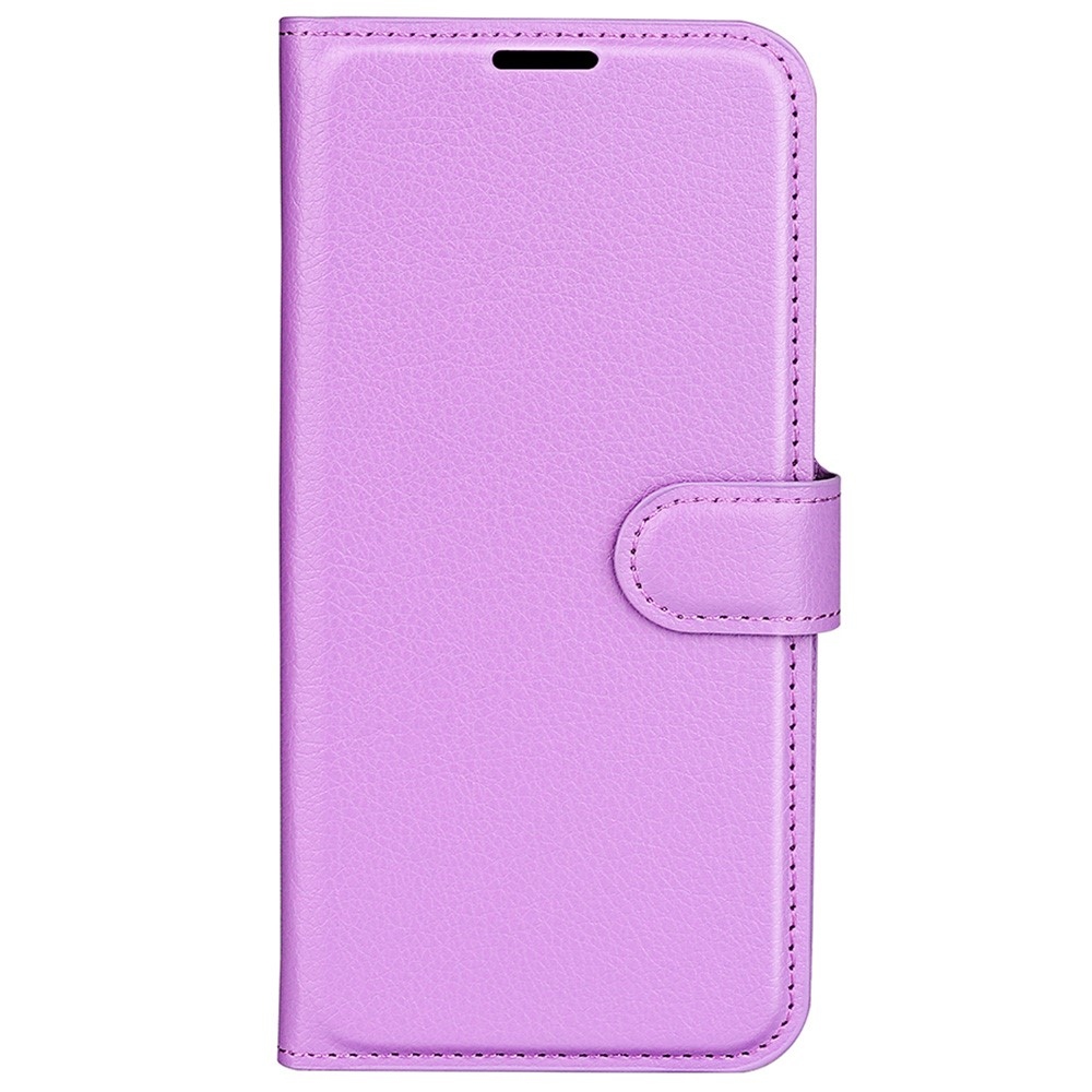 Litchi knížkové pouzdro na Vivo X90 Pro - fialové