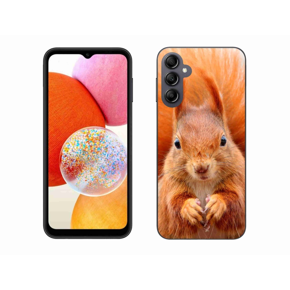 Gelový kryt mmCase na Samsung Galaxy A14 4G/5G - veverka