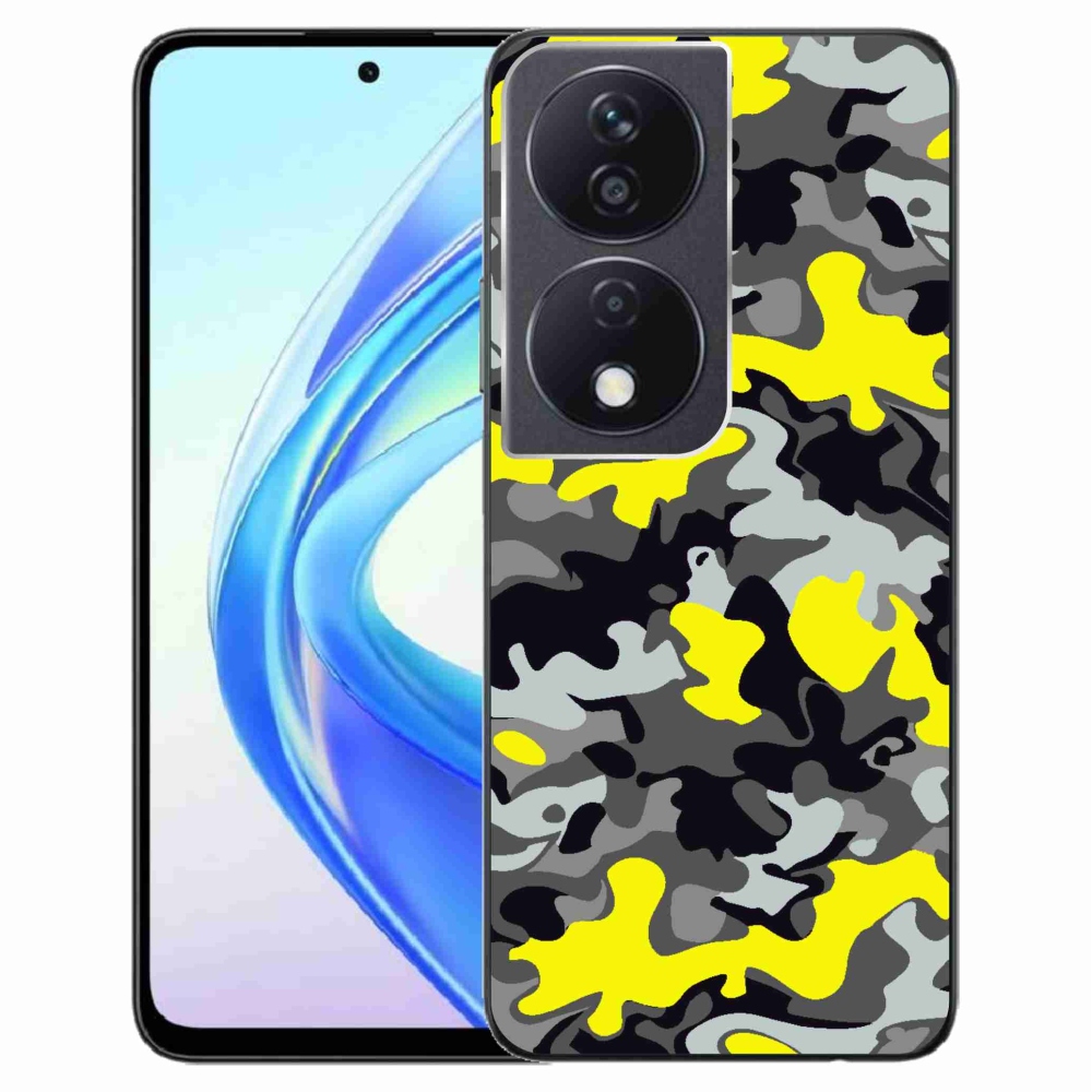 Gelový kryt mmCase na Honor X7b/Honor 90 Smart - maskáčový vzor 6