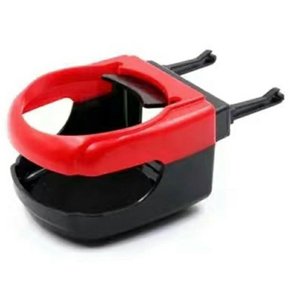 Držák nápojů do auta na mřížku ventilace - červený