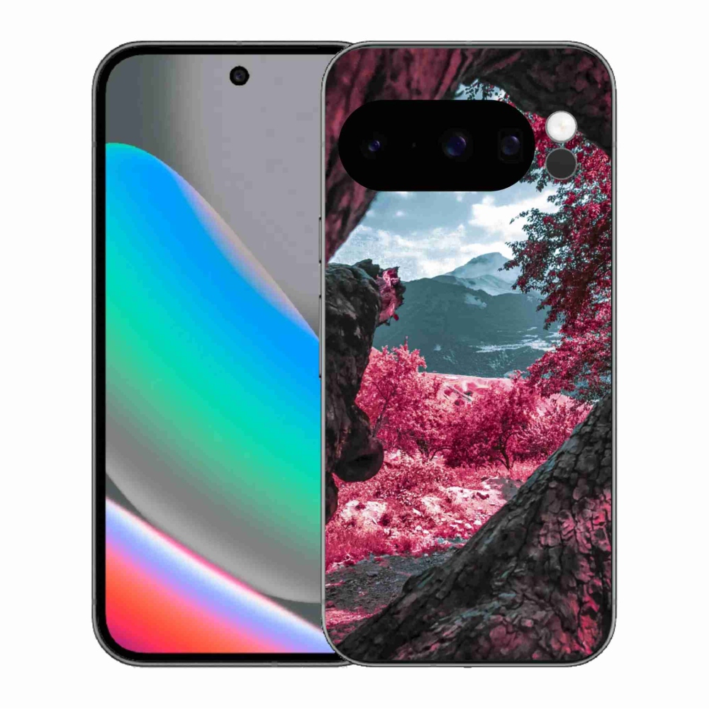 Gelový kryt mmCase na Google Pixel 10 Pro - výhled na hory