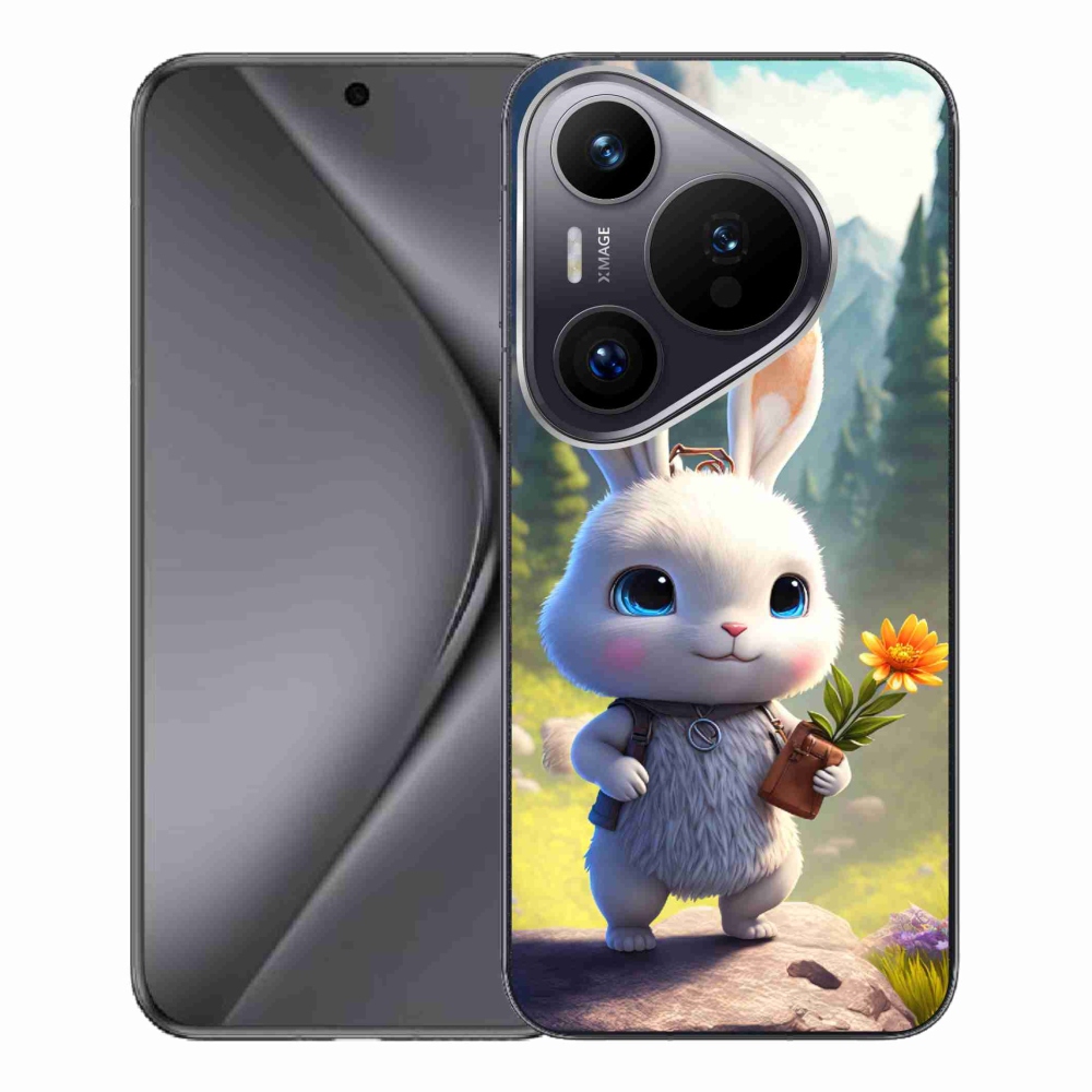 Gelový kryt mmCase na Huawei Pura 70 Pro - roztomilý králíček