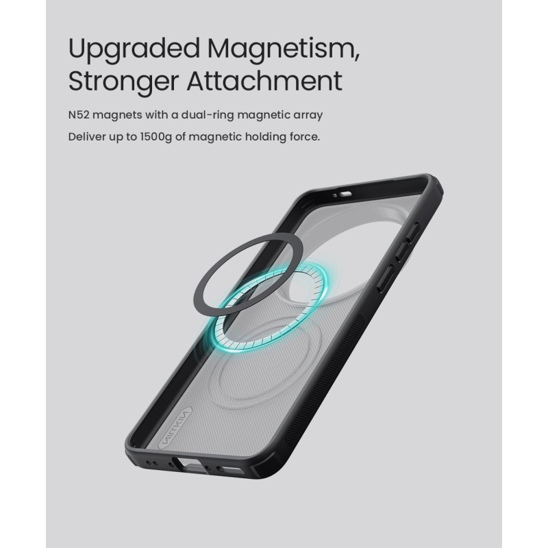 Nillkin Super Frosted PRO Magnetic Zadní Kryt pro Vivo X300 Ultra Black