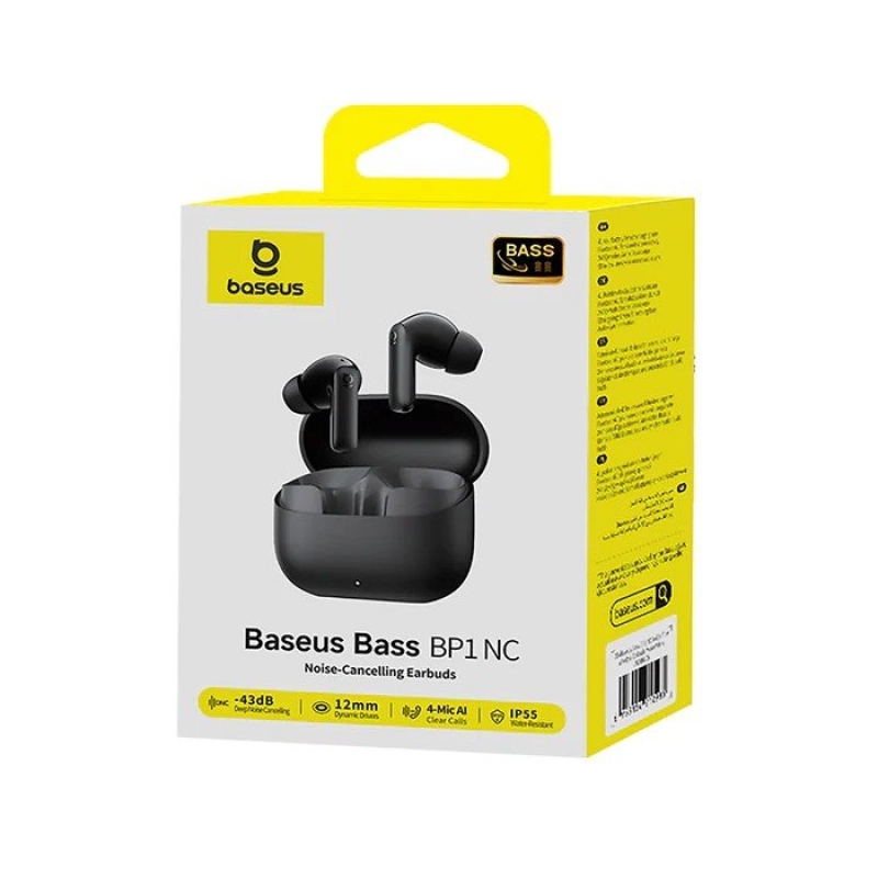 Baseus Bass BP1 NC In-Ear Bezdrátová Sluchátka Baby Pink