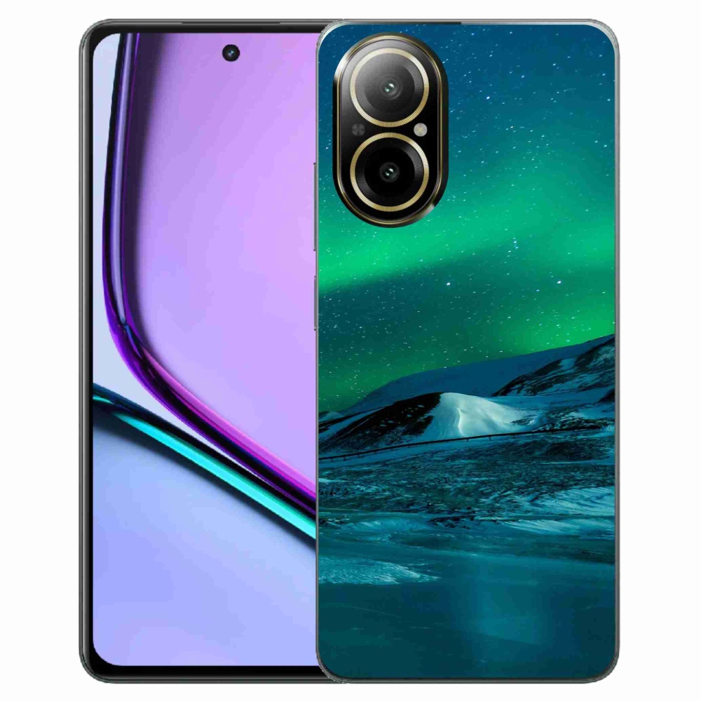 Gelový kryt mmCase na Realme C67 - polární záře