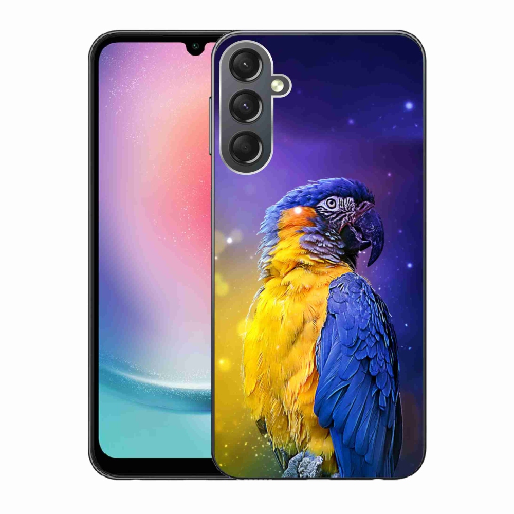 Gelový obal mmCase na Samsung Galaxy A24 - papoušek ara 1