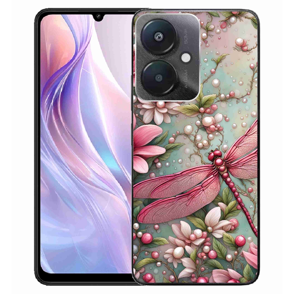 Gelový kryt mmCase na Xiaomi Redmi 13C 5G - vážka