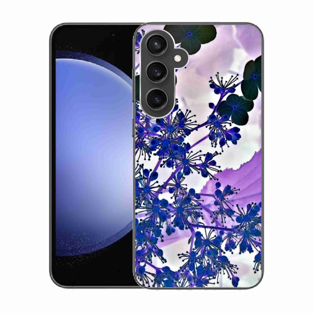 Gelový kryt mmCase na Samsung Galaxy S23 FE - květ hortenzie