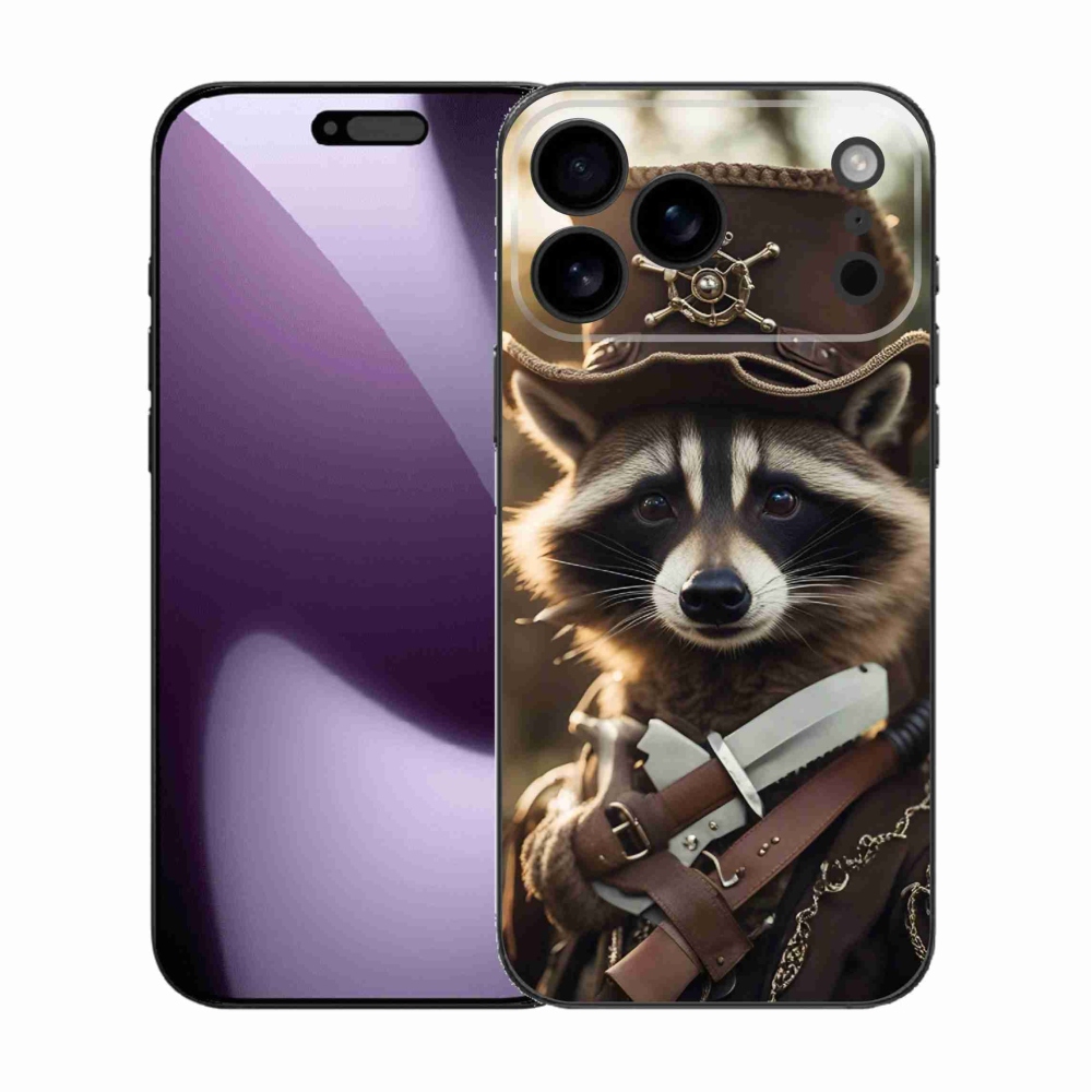 Gelový kryt mmCase na iPhone 17 Pro Max - mýval v uniformě