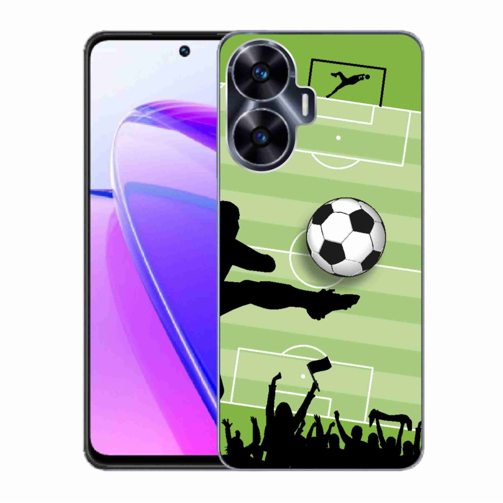 Gelový kryt mmCase na Realme C55 - fotbal 3