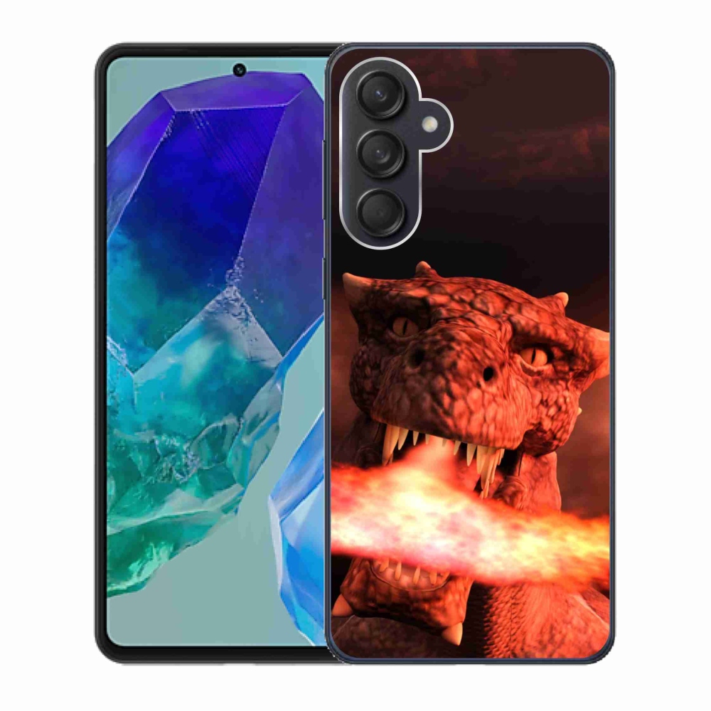 Gelový kryt mmCase na Samsung Galaxy M55 5G - drak