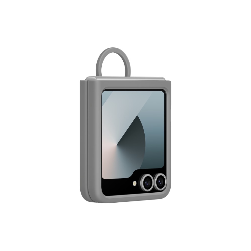 EF-PF741TJE Samsung Silikonový Kryt s Kroužkem pro Galaxy Z Flip 6 Gray