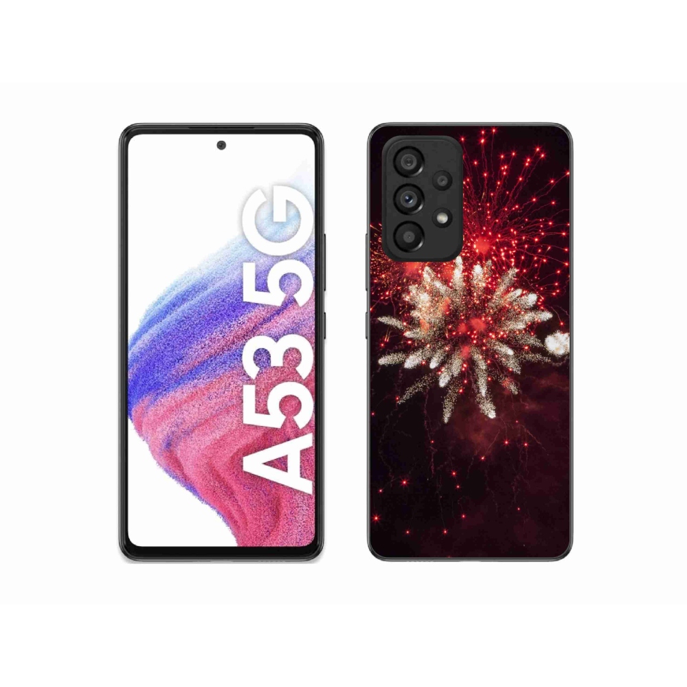 Gelový kryt mmCase na Samsung Galaxy A53 5G - ohňostroj