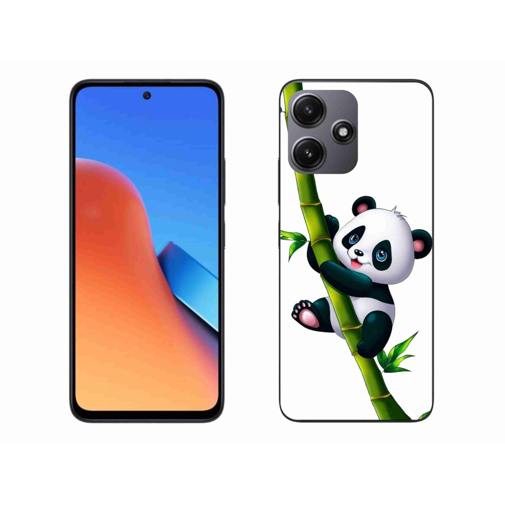 Gelový kryt mmCase na Xiaomi Redmi 12 5G - panda na bambusu