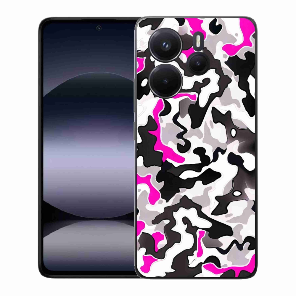 Gelový kryt mmCase na Xiaomi Redmi Note 14 - maskáčový vzor 5