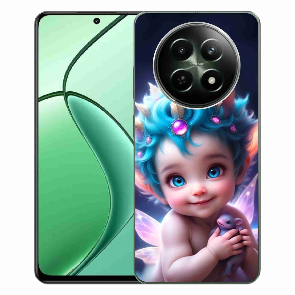 Gelový kryt mmCase na Realme 12 5G/12x 5G - dítě s motýlími křídly