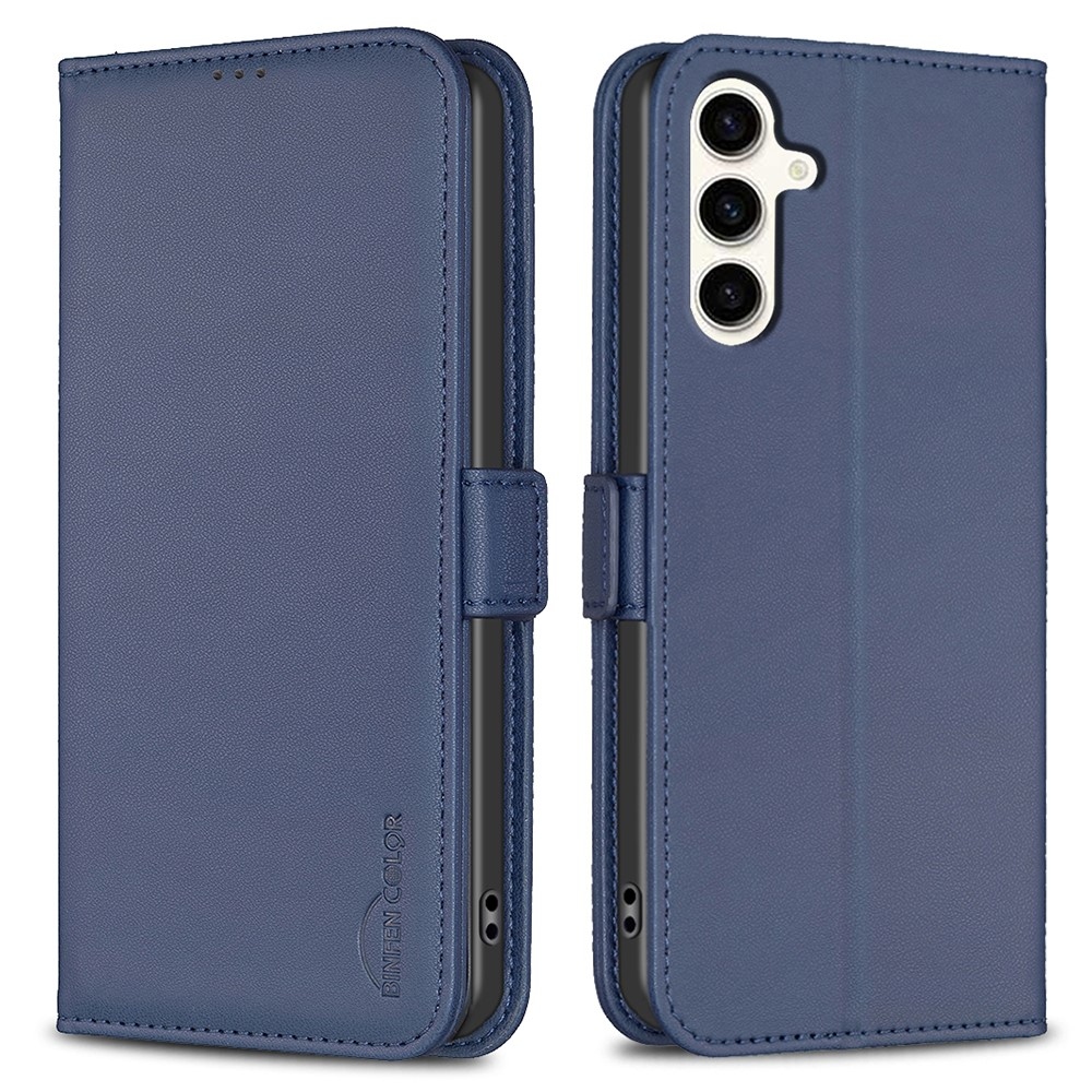 BNF knížkové pouzdro na Samsung Galaxy S24 FE - modré