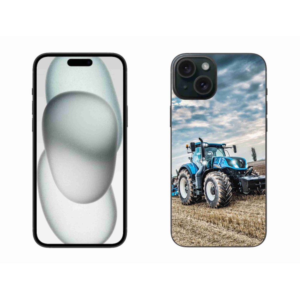 Gelový kryt mmCase na iPhone 15 Plus - traktor 2