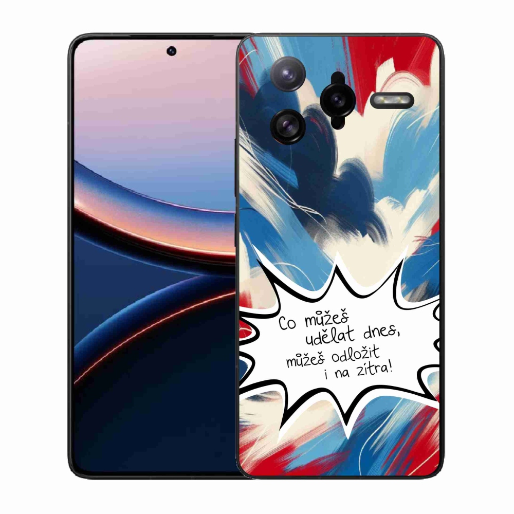 Gelový kryt mmCase na Xiaomi Poco F7 Ultra - vtipný text 9 bílé pozadí