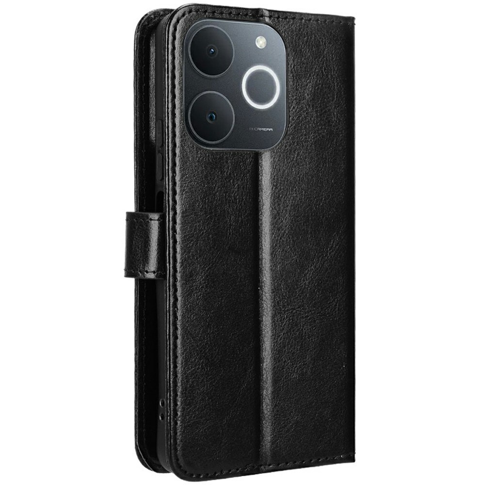 Crazy knížkové pouzdro na Realme Note 70T - černé