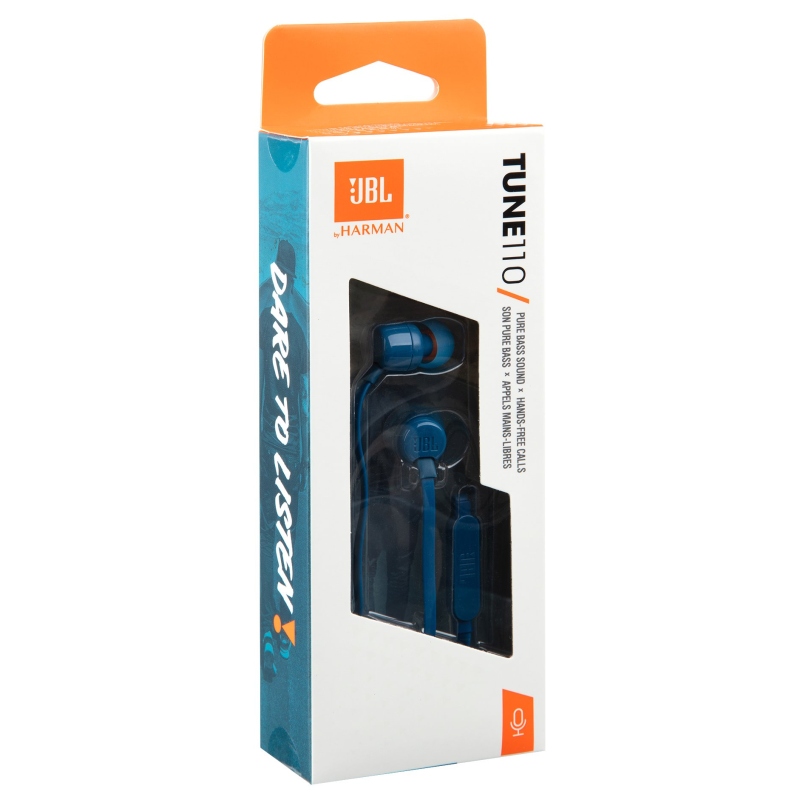 JBL T110 In-Ear Headset 3,5mm Blue