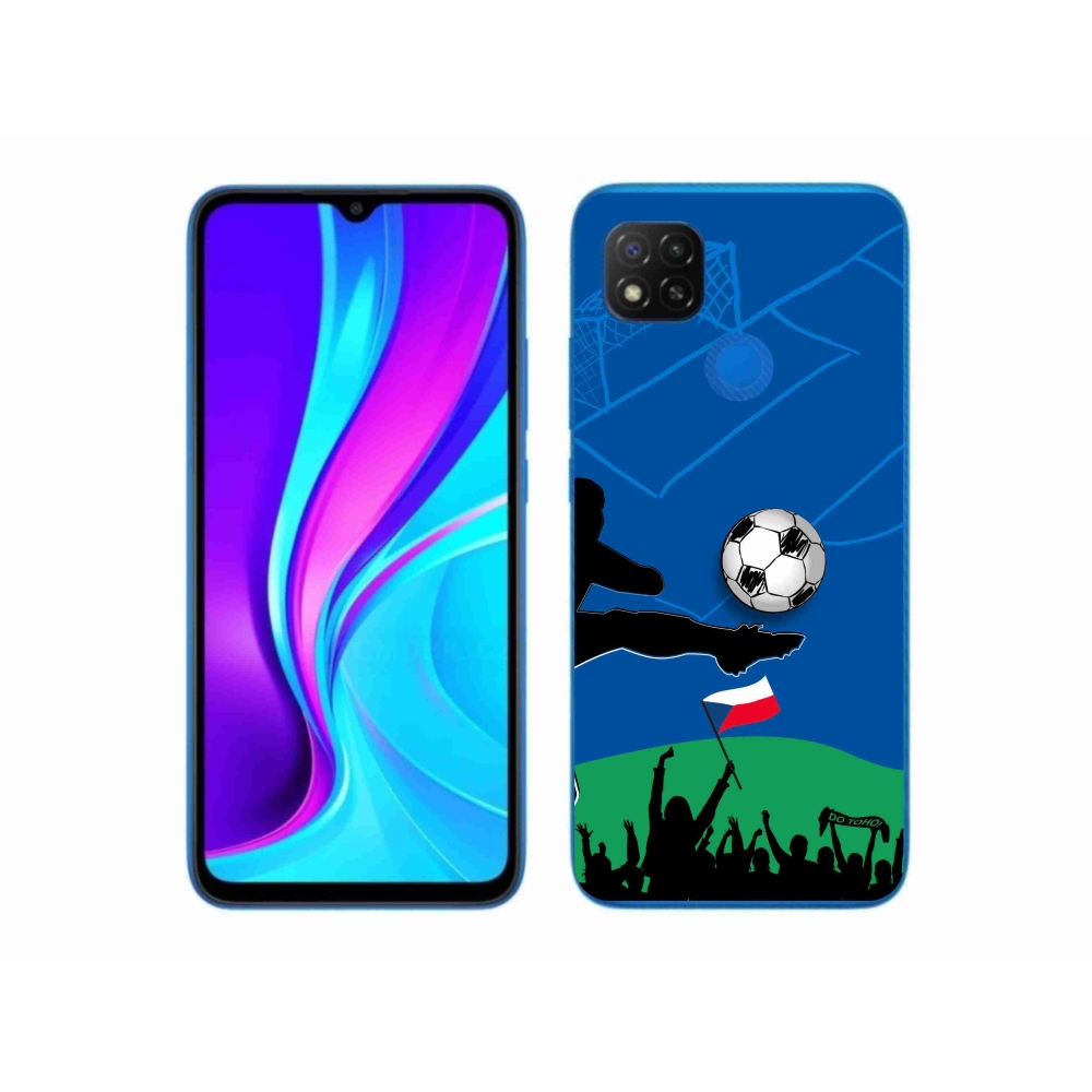 Gelový kryt mmCase na Xiaomi Redmi 9C - fanoušci fotbalu