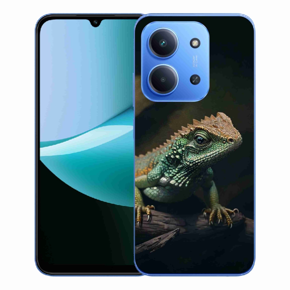 Gelový kryt mmCase na Xiaomi Redmi 15C 4G/5G (173mm) - ještěr