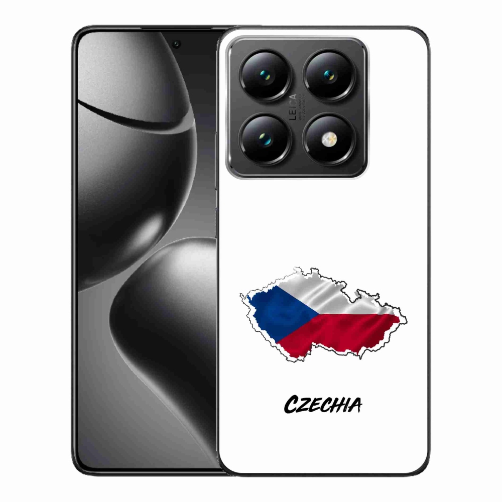 Gelový kryt mmCase na Xiaomi 14T Pro - Czechia bílé pozadí