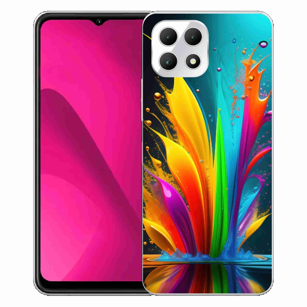 Gelový kryt mmCase na T-Mobile T Phone 2 - abstraktní motiv 1