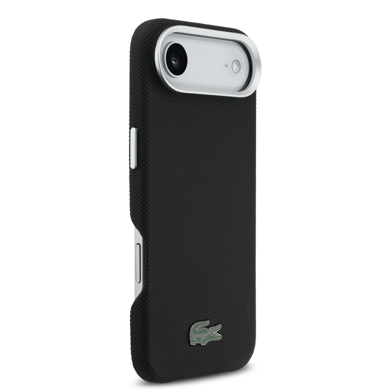 Lacoste Iconic Petit Pique Metal Logo MagSafe Zadní Kryt pro iPhone Air Black