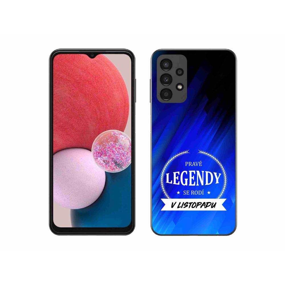 Gelový kryt mmCase na Samsung Galaxy A13 4G - legendy v listopadu modré pozadí