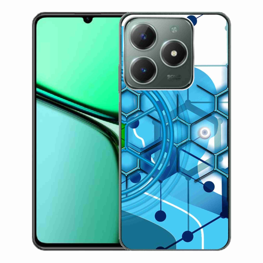 Gelový kryt mmCase na Realme C61 - abstraktní vzor 2