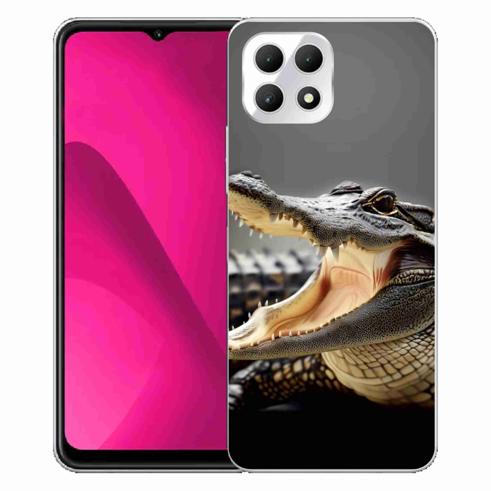 Gelový kryt mmCase na T-Mobile T Phone 2 - krokodýl