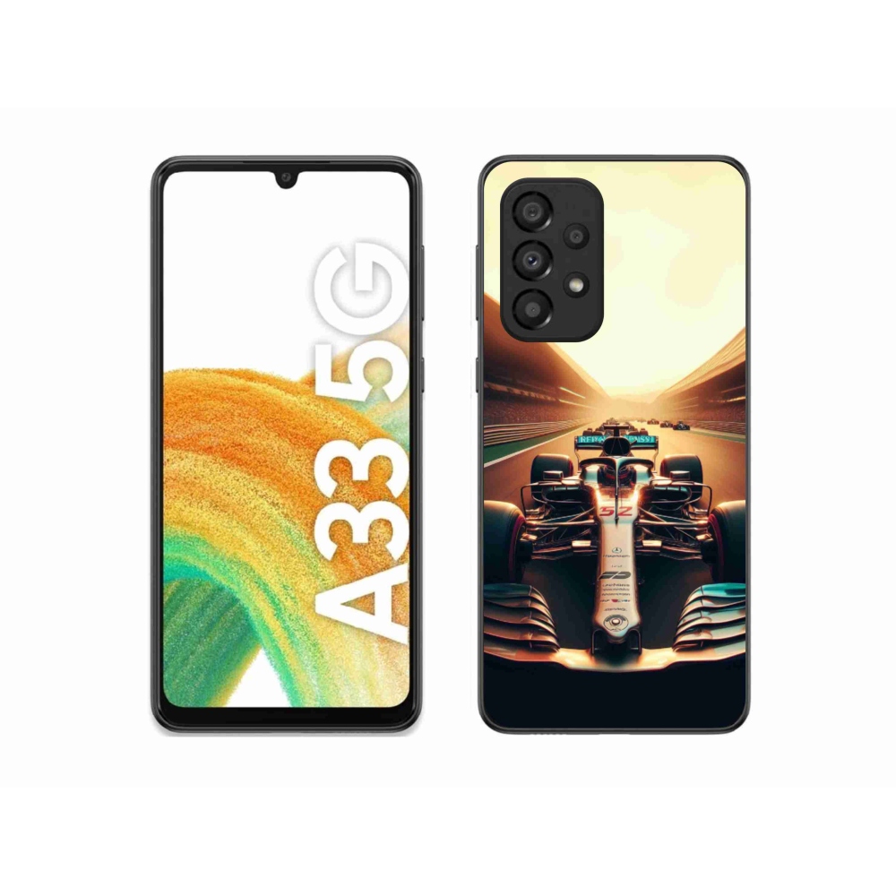 Gelový kryt mmCase na Samsung Galaxy A33 5G - formule 1