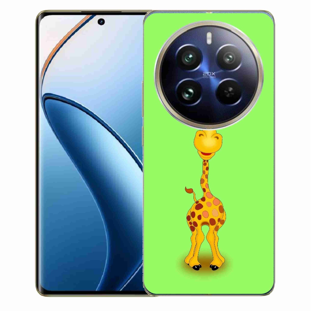 Gelový kryt mmCase na Realme 12 Pro 5G/12 Pro+ 5G - kreslená žirafa