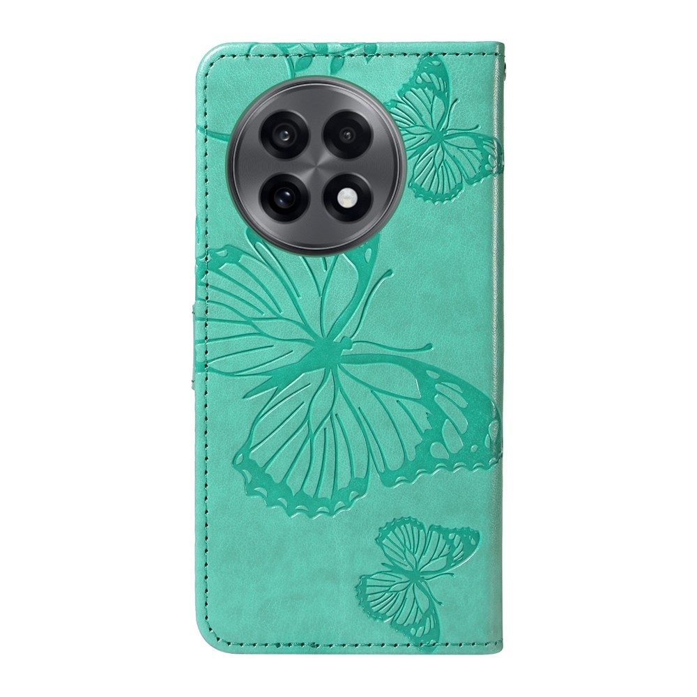 Big Butterfly knížkové pouzdro na OnePlus 13R 5G - modrozelené