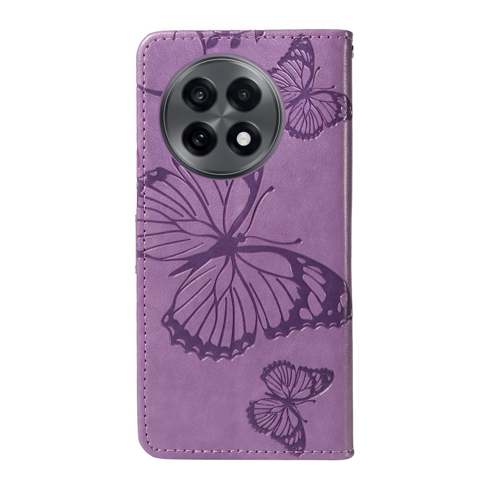 Big Butterfly knížkové pouzdro na OnePlus 13R 5G - světlefialové