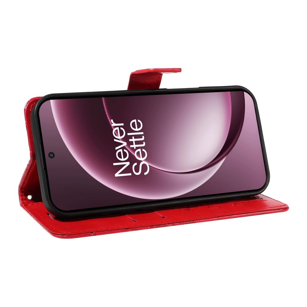 Big Butterfly knížkové pouzdro na OnePlus 15 5G - červené