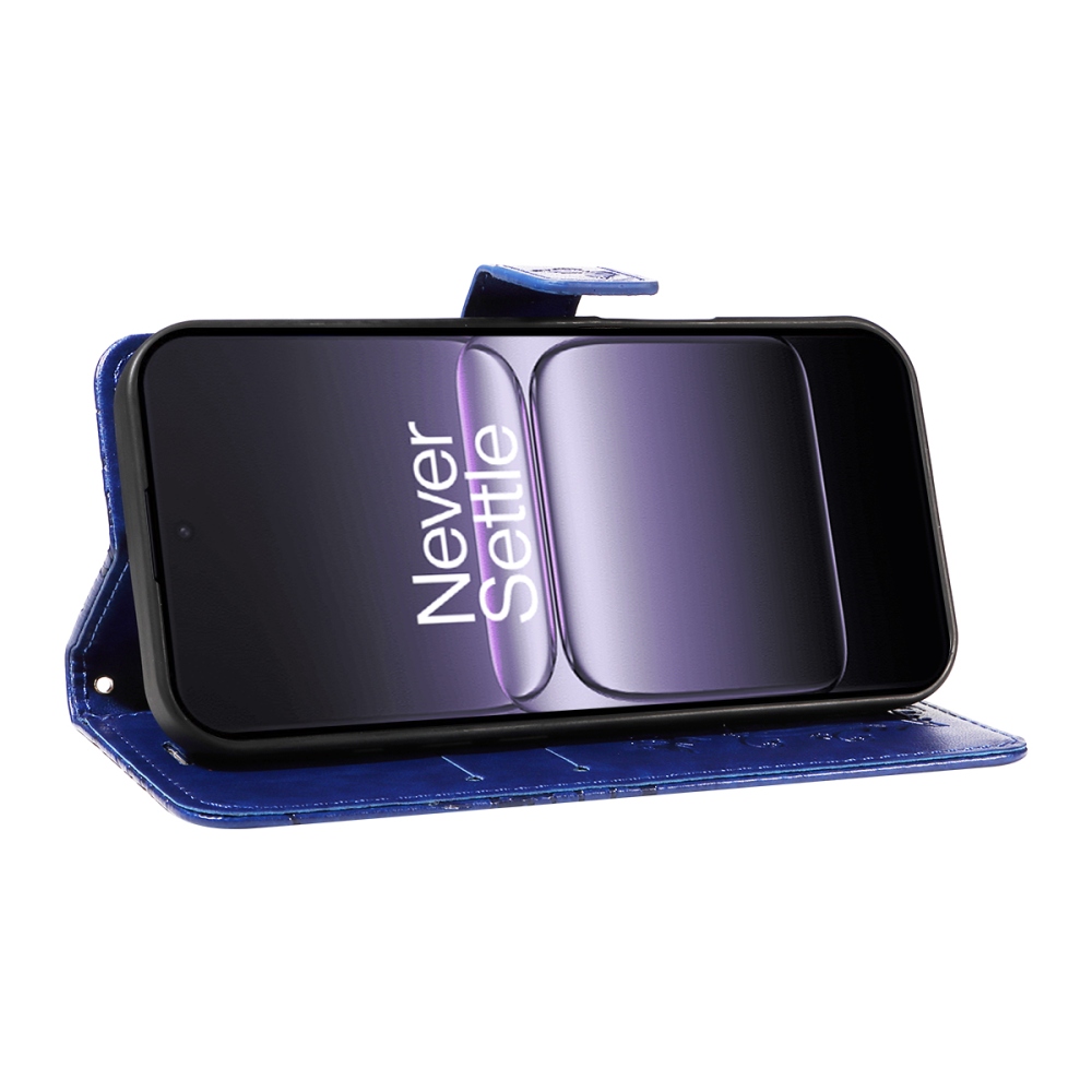 Big Butterfly knížkové pouzdro na OnePlus Nord 5 5G - modré