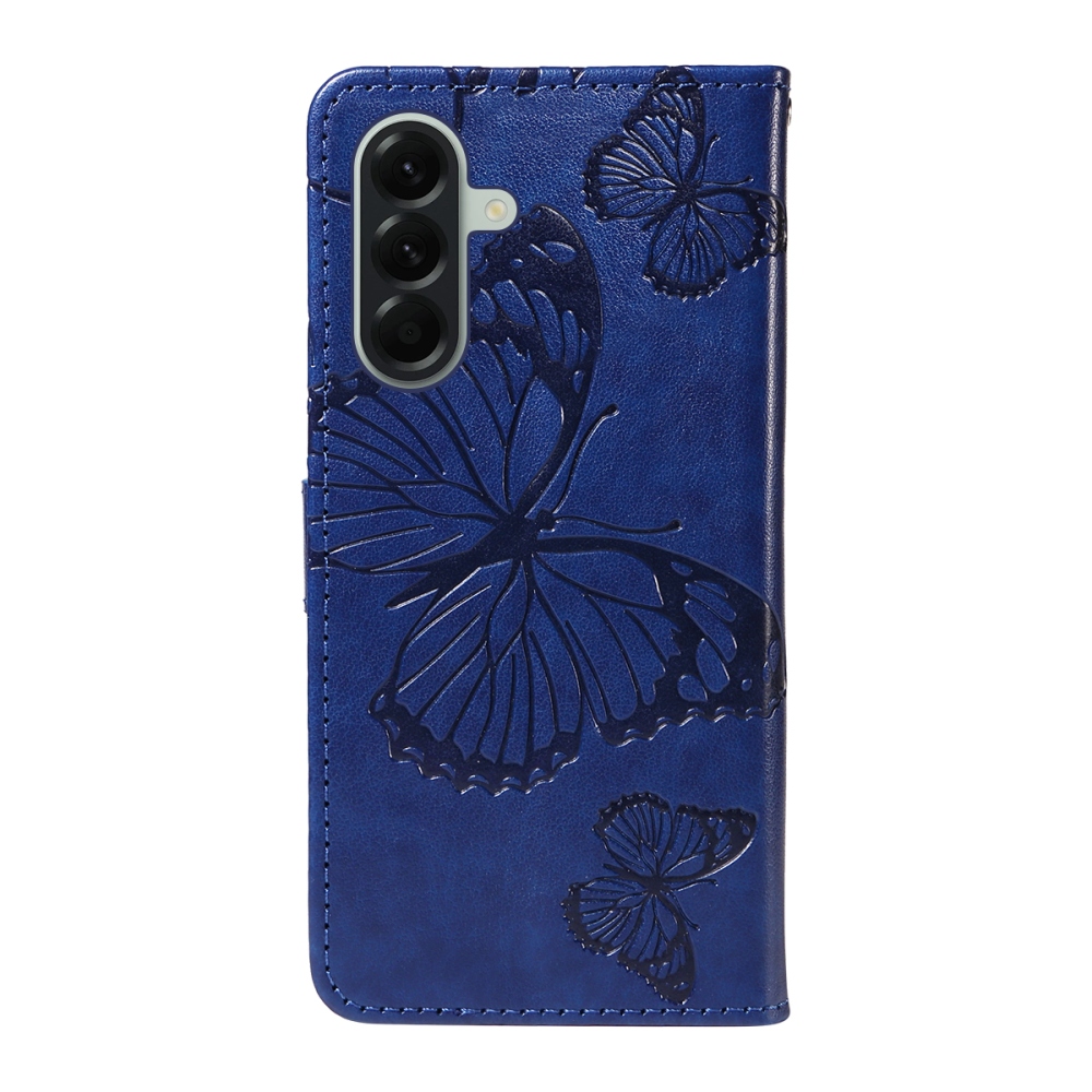 Big Butterfly knížkové pouzdro na Samsung Galaxy A57 5G - modré