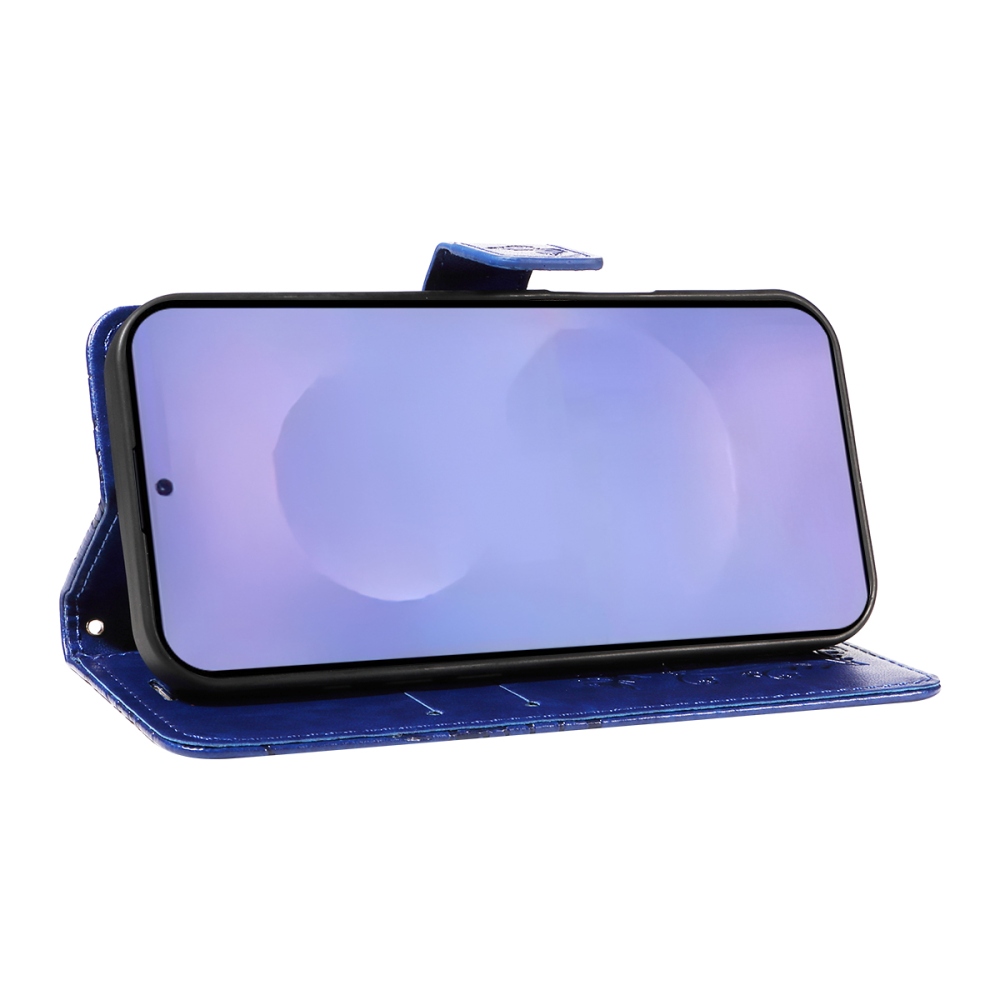 Big Butterfly knížkové pouzdro na Samsung Galaxy S26/S26 Pro - modré