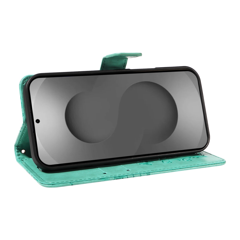 Big Butterfly knížkové pouzdro na Samsung Galaxy S26 Ultra - modrozelené