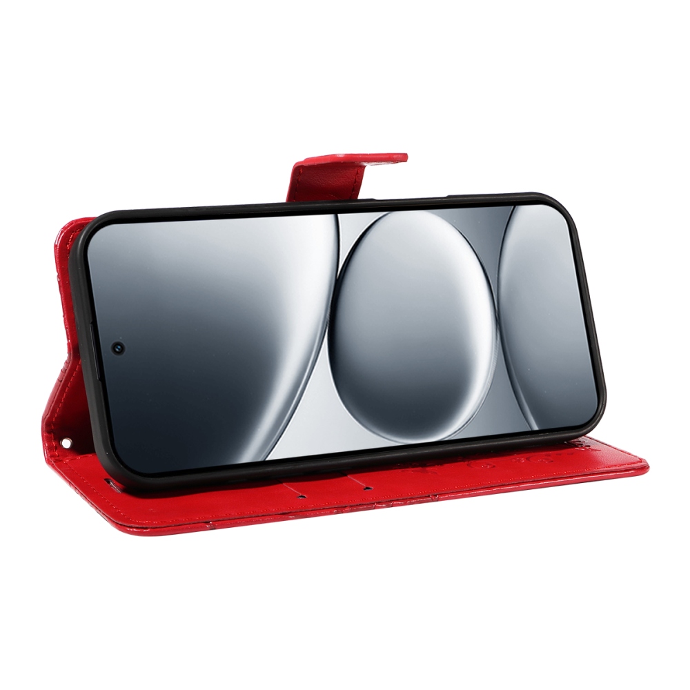 Big Butterfly knížkové pouzdro na Xiaomi Redmi Note 15 Pro 5G - červené