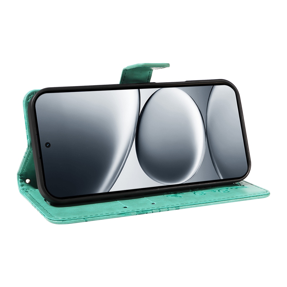 Big Butterfly knížkové pouzdro na Xiaomi Redmi Note 15 Pro 5G - modrozelené