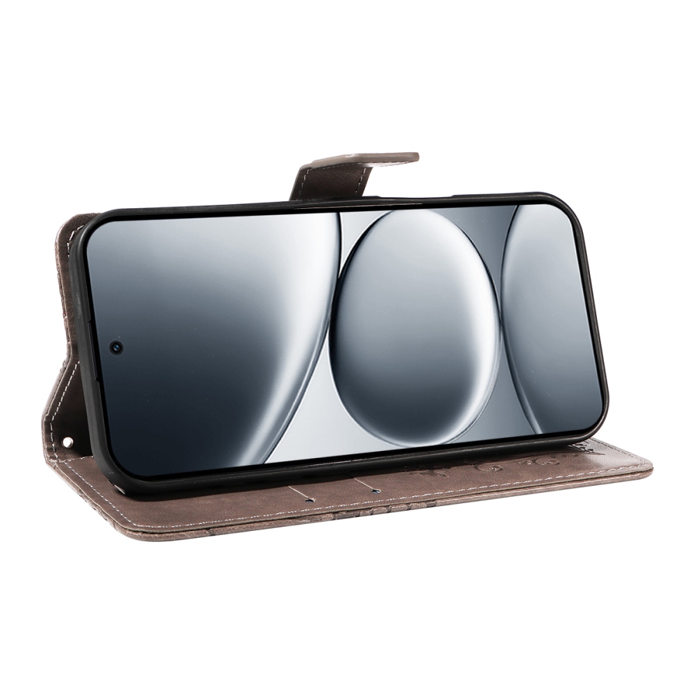 Big Butterfly knížkové pouzdro na Xiaomi Redmi Note 15 Pro 5G - šedé