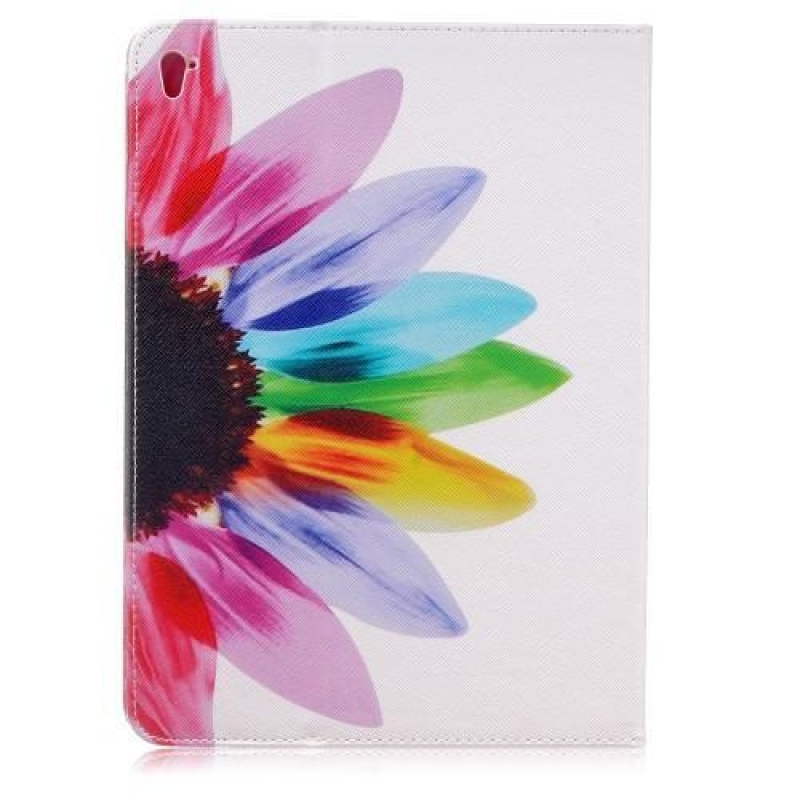 Bildi PU kožené zapínací pouzdro na iPad Pro 9.7 - květ