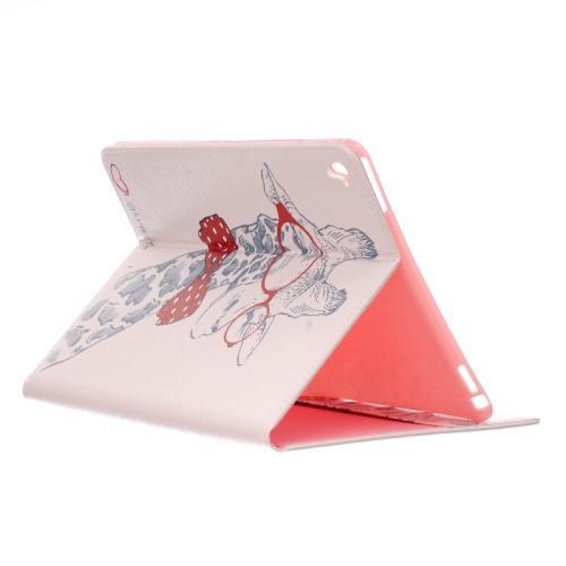 Bildi PU kožené zapínací pouzdro na iPad Pro 9.7 - žirafa