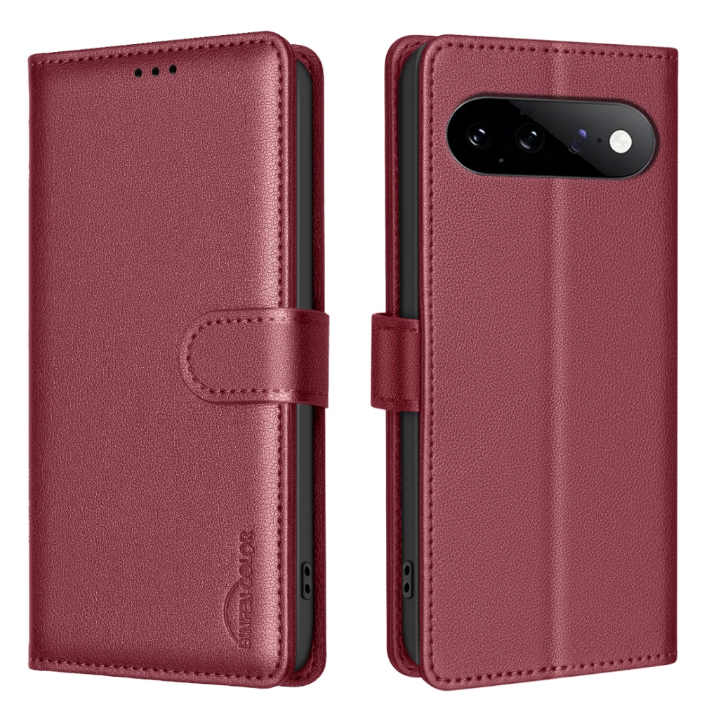 BINFEN knížkové pouzdro na Google Pixel 11 Pro/11 - červené